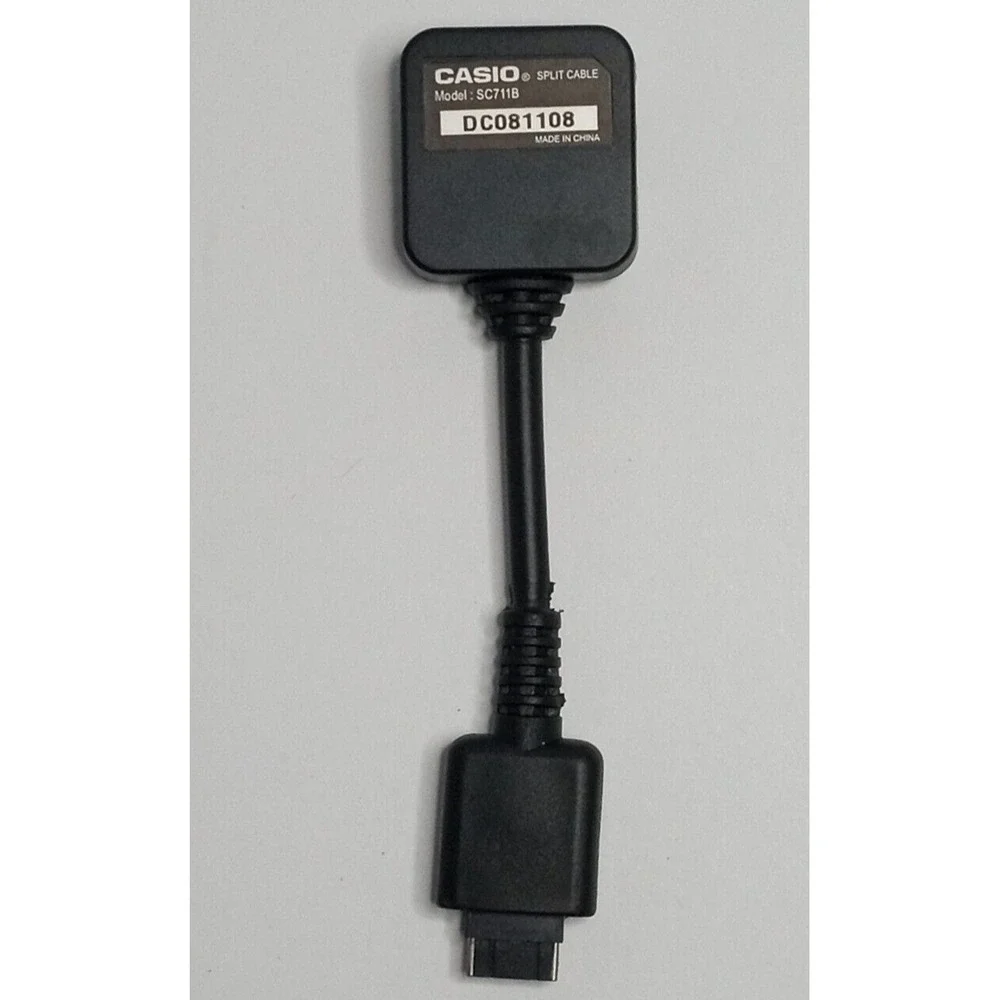 Casio Split Cable Model SC711B Audio Adapter Dongle NEW